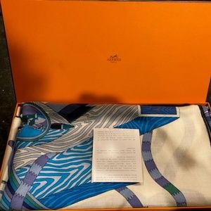 Hermes 140 cashmere shawl